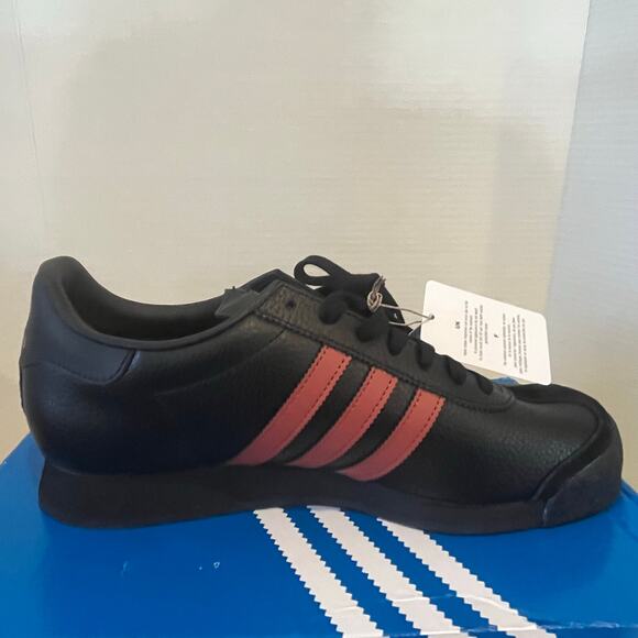 Adidas Men’s Samoa shoes black and red size 10 NIB - Picture 3 of 5